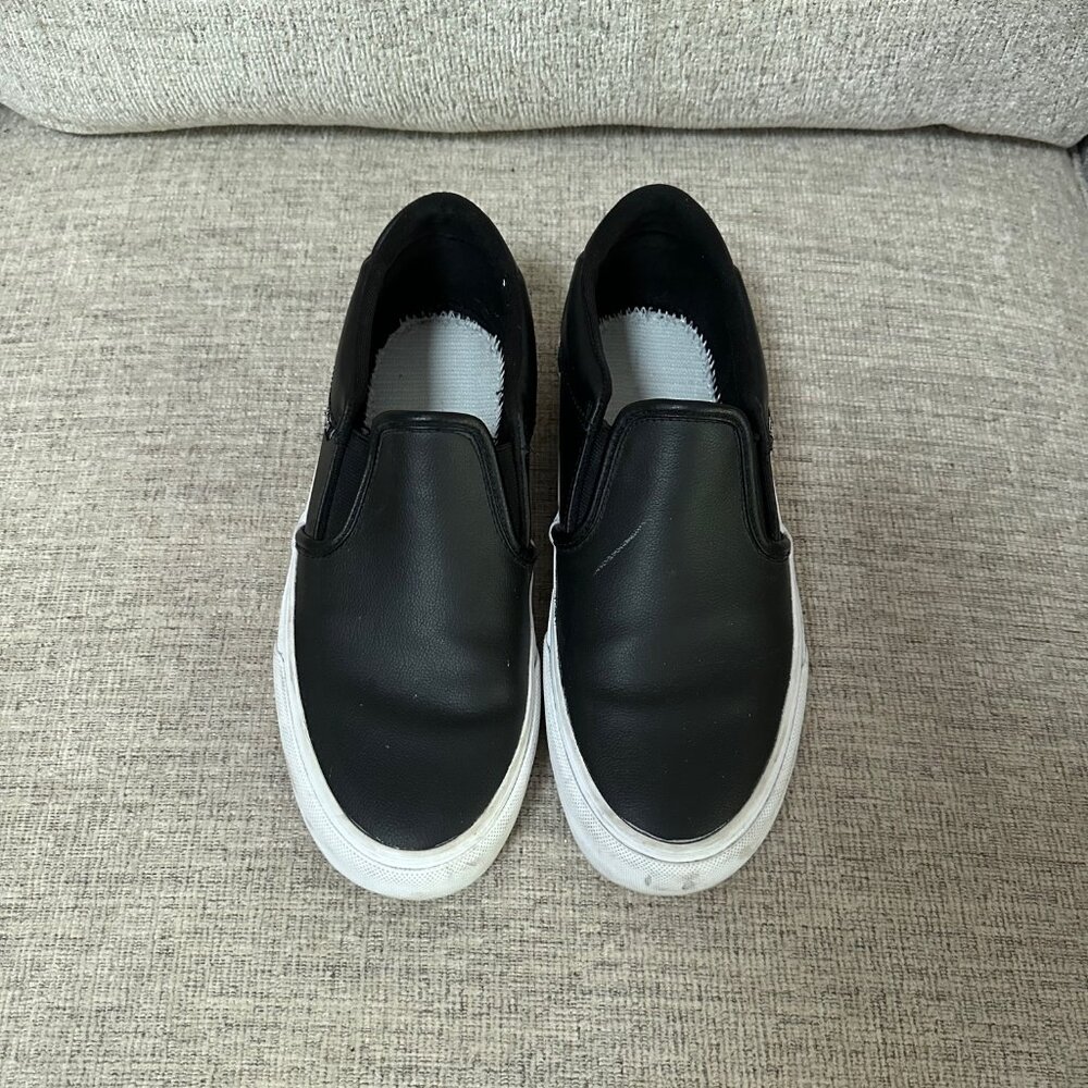Vans Black Slip on Sneakers size 8 (Mens)